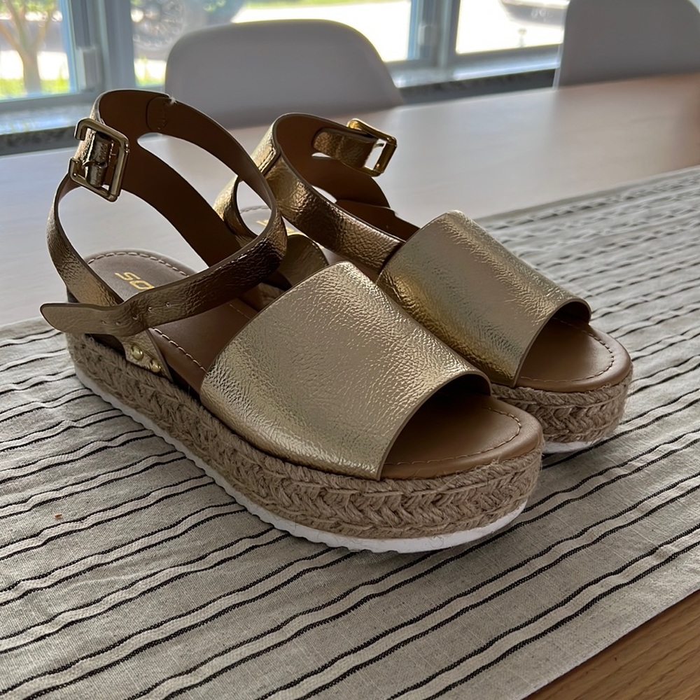 Gold Sandals
